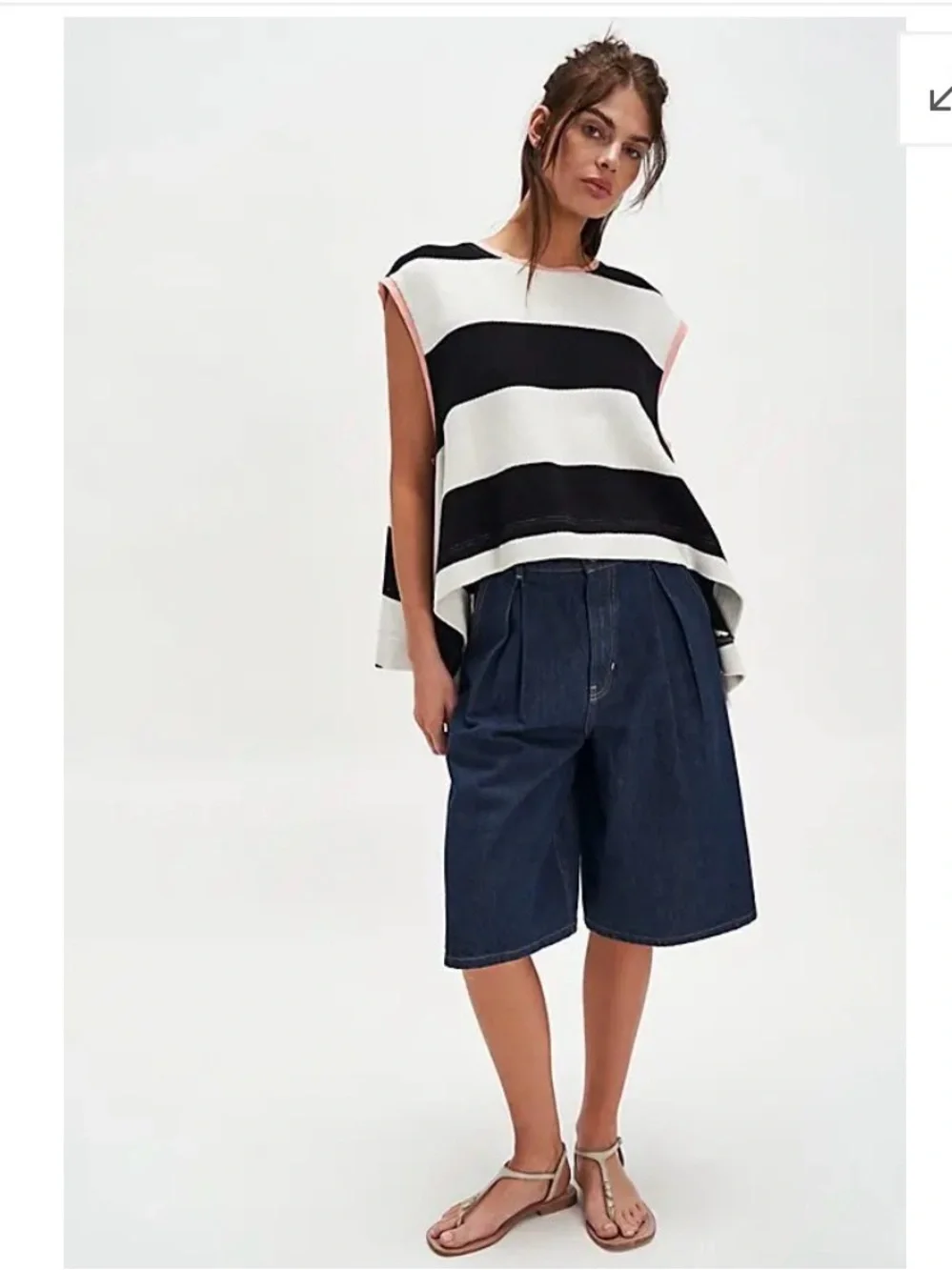 Free People boxy sleeveless
